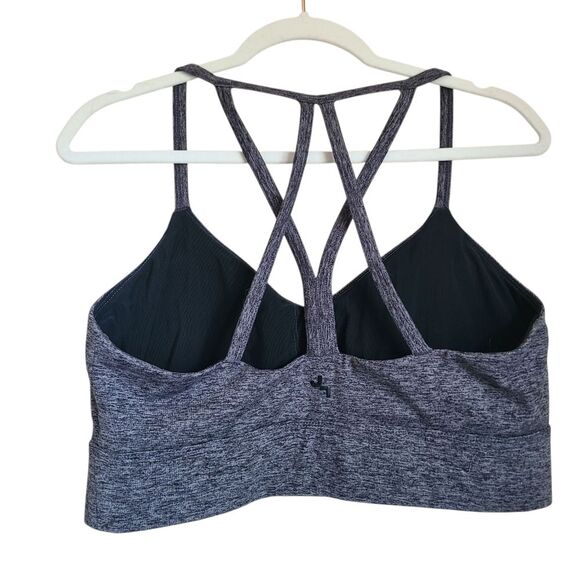 joy lab strappy sports bra grey womens size XL - Picture 2 of 3